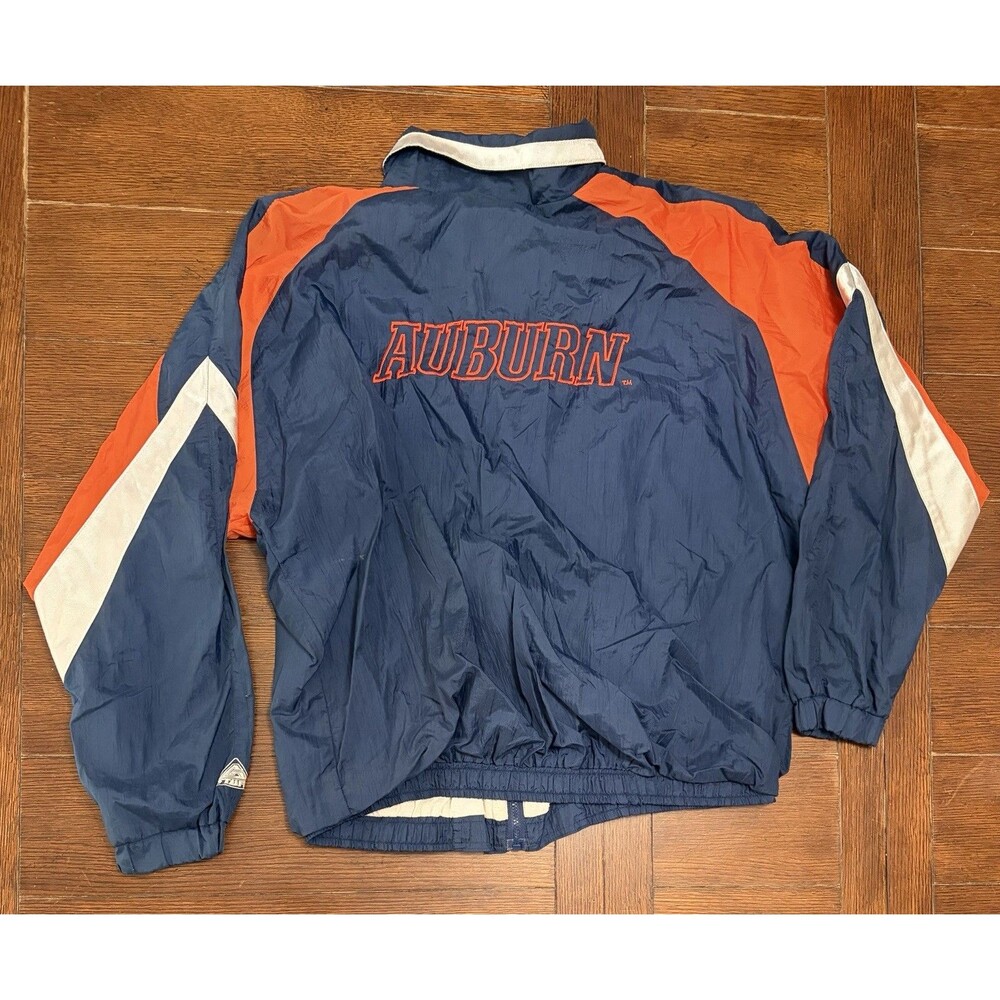 Vintage 90s Auburn Tigers Men’s Size XL Navy Full Zip Jacket - Picture 3 of 3